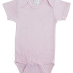 Interlock Pink Short Sleeve Onezie
