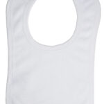 White Terry Bib with White Trim
