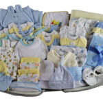 62 pc Baby Clothing Starter Set with Diaper Bag