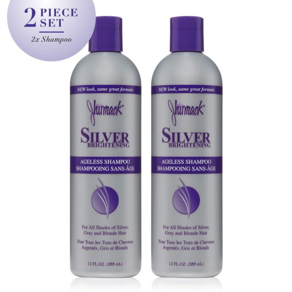 Jhirmack Ageless Shampoo Silver Brightening, 12 fl oz-Zpingu