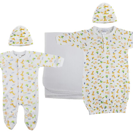 Unisex Newborn Baby 5 Pc Layette Sets