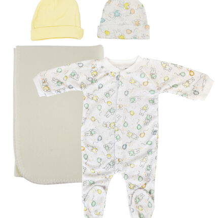 Unisex Newborn Baby 5 Pc Layette Sets