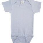 Interlock Blue Short Sleeve Onezie