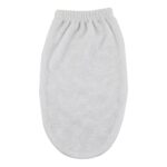 White and Yellow Wash Cloth Mitten